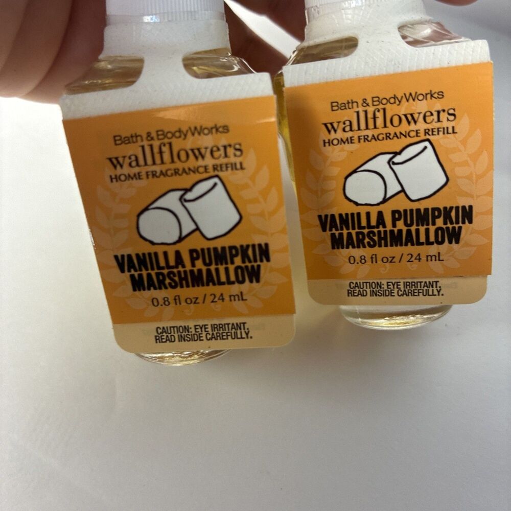 Bath & Body Works Vanilla Pumpkin Marsh Wallflowers Home Fragrance Refill 2 Pk
